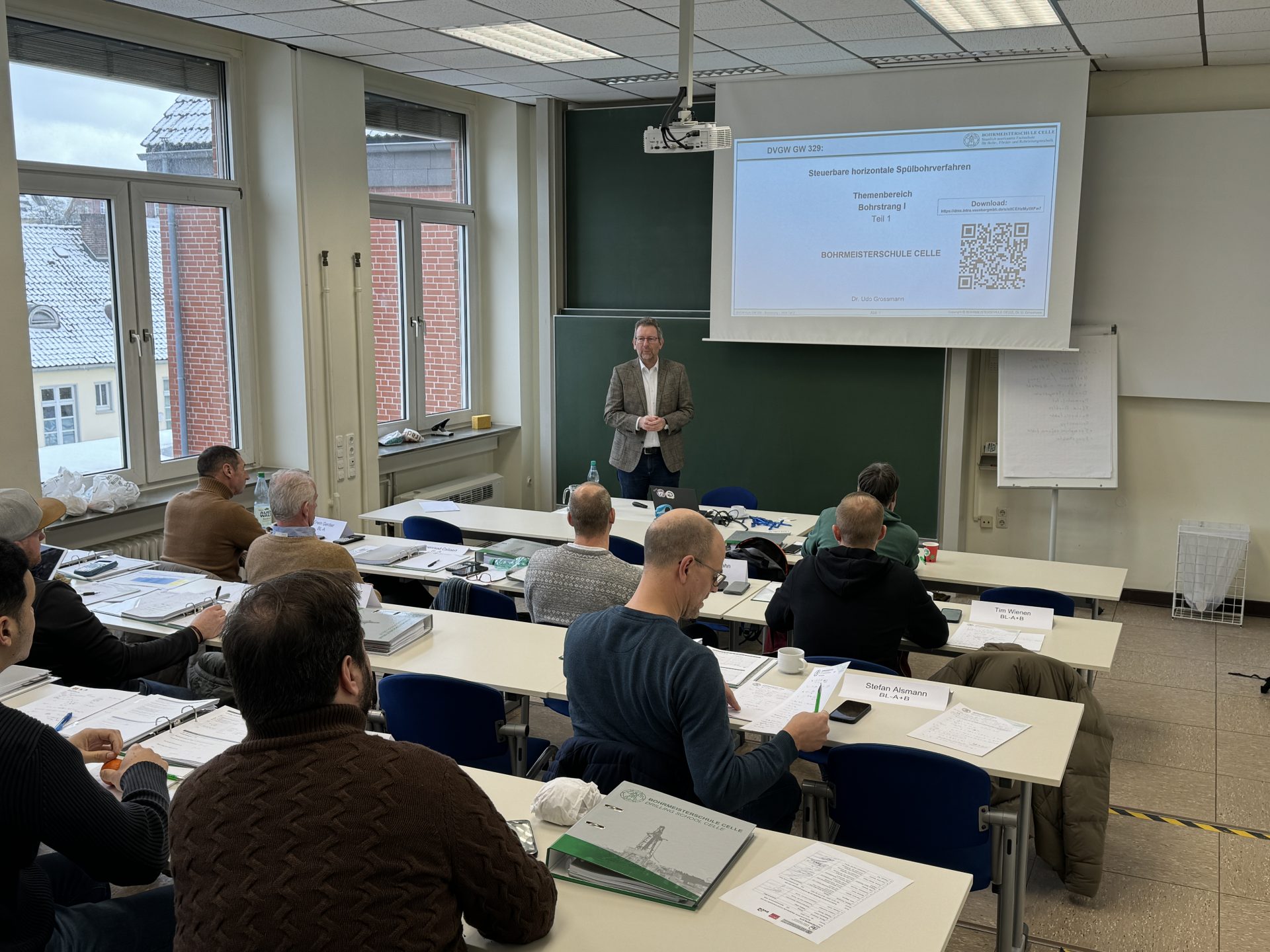 The DCA at the HDD training courses in accordance to DVGW Code of Practice GW 329 in Celle